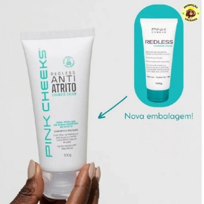 Pink Cheeks Redless Chamois Creme Anti Assaduras e Atrito 100g Bisnaga