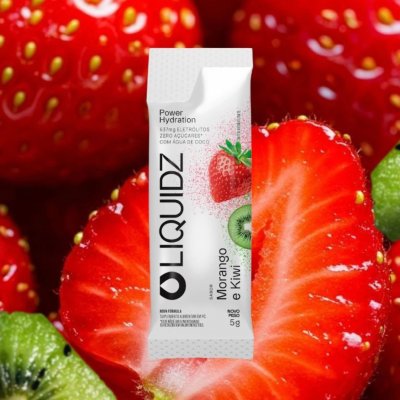LIQUIDZ Eletrólitos Zero Açúcares Sabor Morango Kiwi