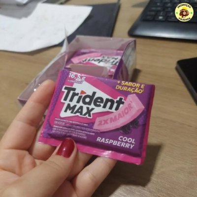 Chiclete Trident Max Cool Raspberry