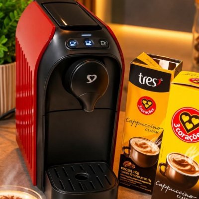 ☕ Cafeteira Espresso e Multibebida 3 Corações Passione TRES, 220V