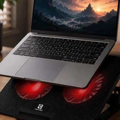 Base Refrigerada para Notebook com 2 Ventiladores Cooler