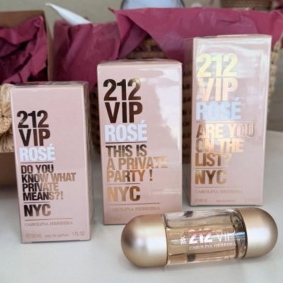 Perfume Carolina Herrera 212 VIP Rosé EDP 125ml
