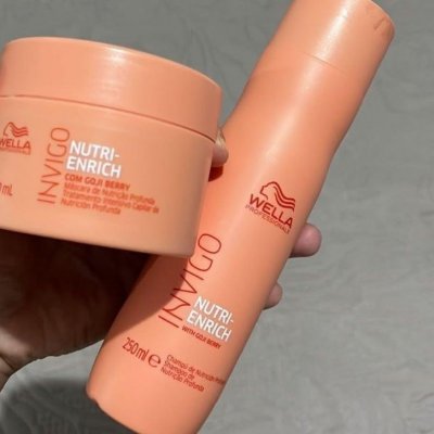 Kit Wella Invigo Nutri-Enrich (Shampoo 250ml e Máscara 150ml)