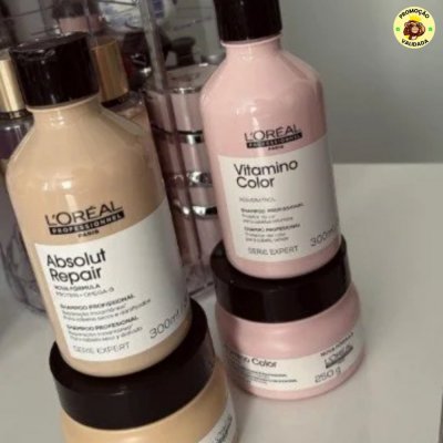 Kit L'Oréal Professionnel Vitamino Color Shampoo e Máscara P (2 Produtos)