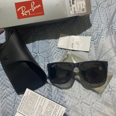 Óculos de Sol Ray-Ban Justin Preto 57