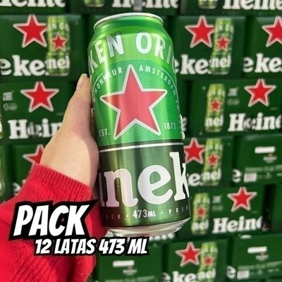 Heineken Cerveja Lata Pack 12 Unidades