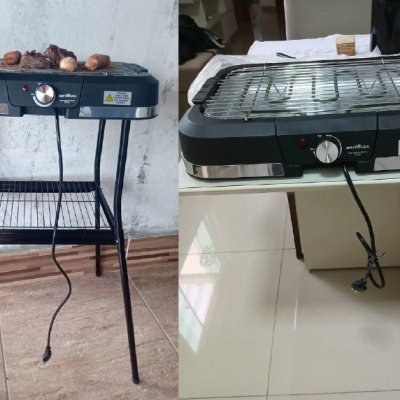 Churrasqueira Elétrica Britânia Com Suporte 1500w - 220v