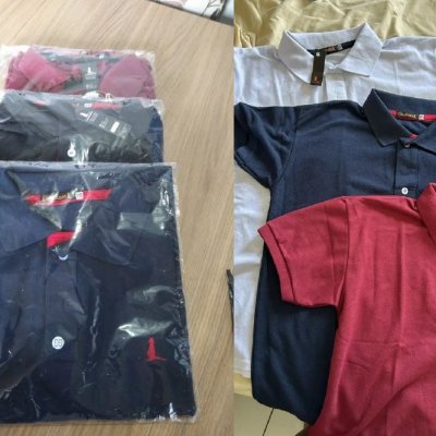 Kit 3 Camisas Gola Polo