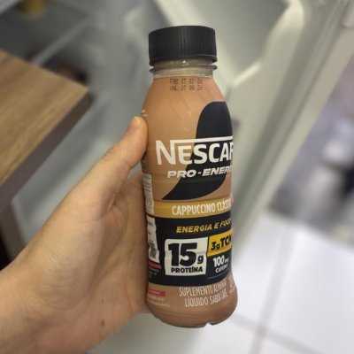 Suplemento Alimentar Nescafé Pro-Energy Capuccino 15g proteína 270ml - 6 unidades