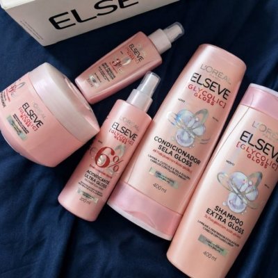 ✨ Kit Capilar Anti-Porosidade Glycolic Gloss Elseve L'Oréal Paris