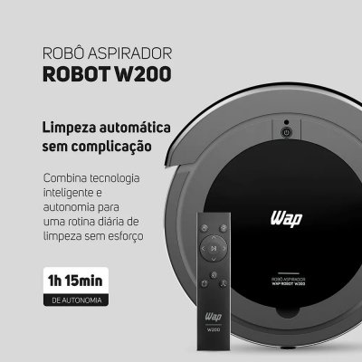 WAP W200 Aspirador Robô 3 em 1 Bivolt