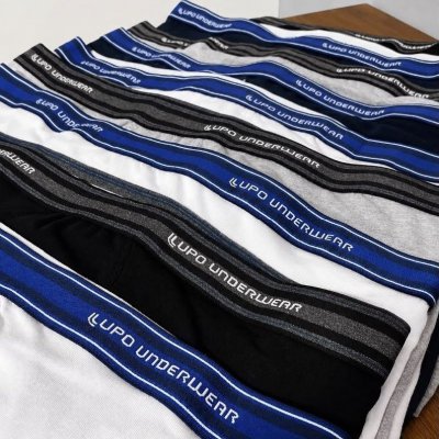 Kit com 10 Cuecas Boxer Lupo Algodão