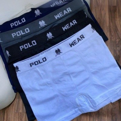 Kit 10 Cuecas Boxer Polo Wear Sortido