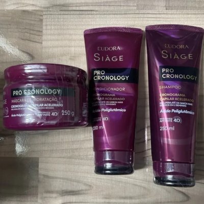 Eudora Siàge Pro Cronology Kit (Shampoo, Condicionador e Máscara)