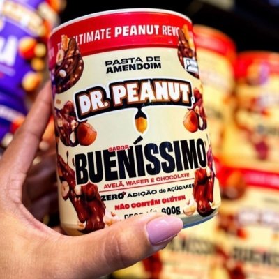 Pasta de Amendoim Dr. Peanut com Whey Protein 600g