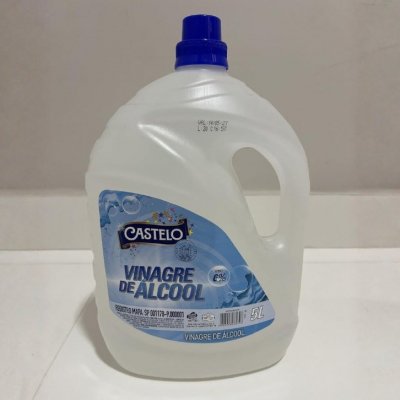 🍶 Vinagre de Álcool Concentrado 6% Castelo 5L