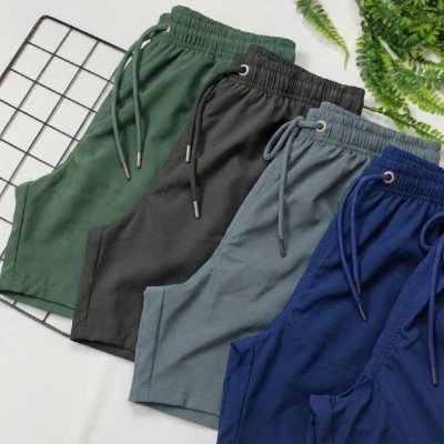 Kit 4 Bermudas Masculina Elastano com Bolso