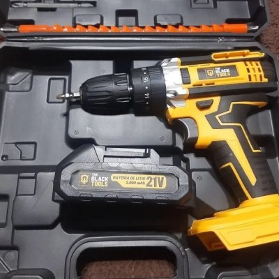 Parafusadeira e Furadeira Impacto The Black Tools 3/8
