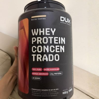 Whey Protein Concentrado 900g Butter Cookies - Dux Human Health