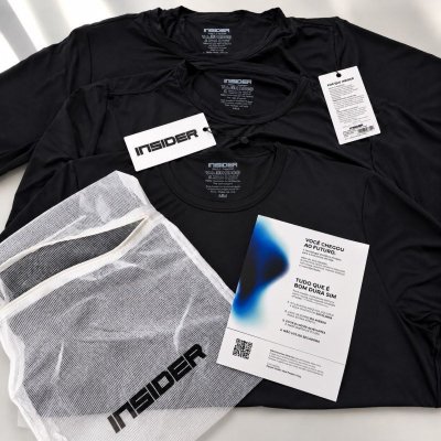Kit com 3 Camisetas Light Insider