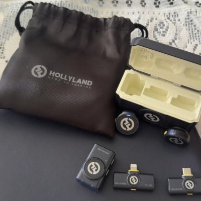 Microfone lapela Hollyland Lark M2 Preto