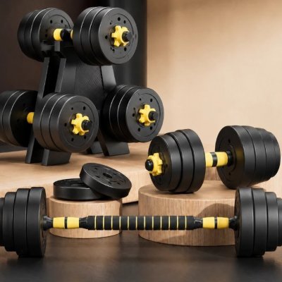 Kit Halter Ajustável 3 em 1 + Barra Longa