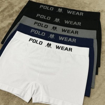 Kit 10 Cuecas Boxer Sortidas Polo Wear