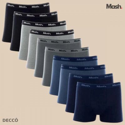 Kit 10 Cuecas Boxer Algodão Masculina