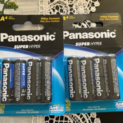Pilha Comum AA Panasonic - 4 unidades