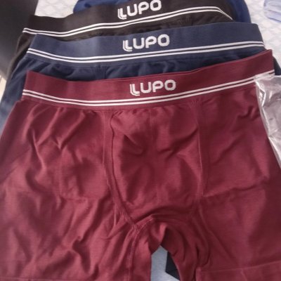 Kit 6 Cuecas Boxer Lupo Microfibra Masculina