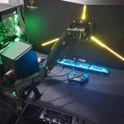 Suporte Monitor Mesa Pistão a Gás