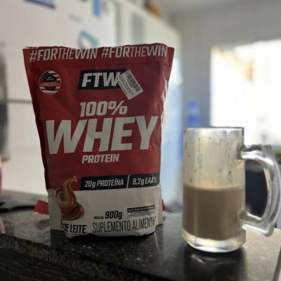 Whey Protein 100% 900g Sabor Chocolate FTW