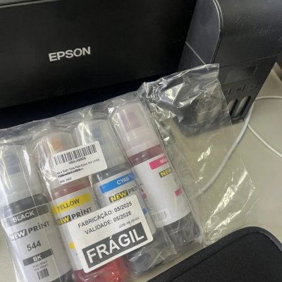Kit 4 Refil Tinta Epson 544 L3150 L3250