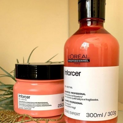 Kit L'Oréal Professionnel Inforcer (Shampoo 300ml + Máscara 250g)