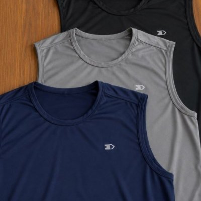 Kit 3 Camisas Regatas Dry-fit Sandrini