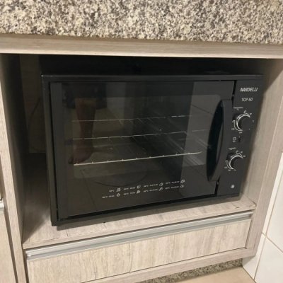 Forno Elétrico Nardelli Top60 60L Preto