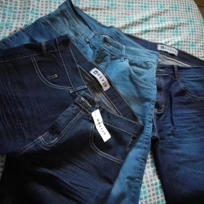 Kit 3 Bermudas Jeans Masculina Lycra