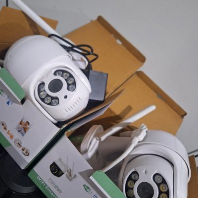 Kit 2 Câmeras IP WiFi A8 Yoosee 360 Branco