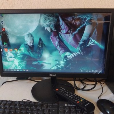 Monitor Skul 19,5 Office Led HDMI VGA Preto