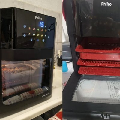Air Fryer Oven 15L Philco Revestimento Redstone