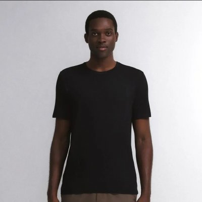 Camiseta Masculina Insider Light Preta Gola U