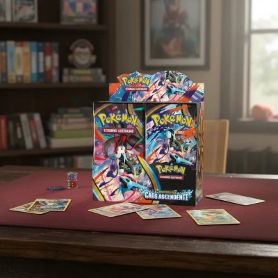 Display Box 216 Cartas Pokémon Copag Caos