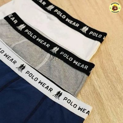 Kit 10 Cuecas Algodão Polo Wear
