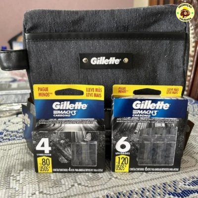 Kit Gillette Mach3 10 cargas