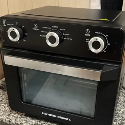 Forno Elétrico Hamilton Beach de 20L Com Air Fryer e Grill