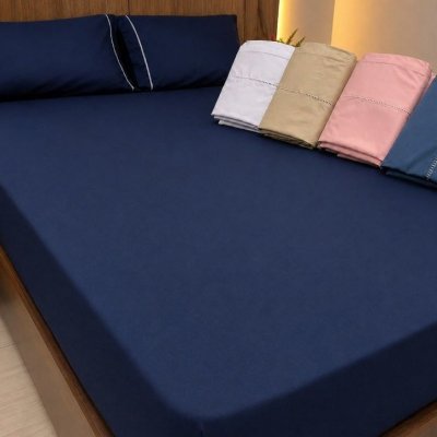 🛏️ Jogo de Lençol Queen 3 Peças 400 Fios Ponto Palito
