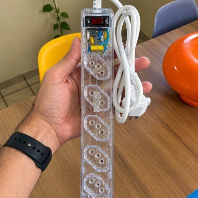 Filtro de Linha com DPS 5 Tomadas iClamper