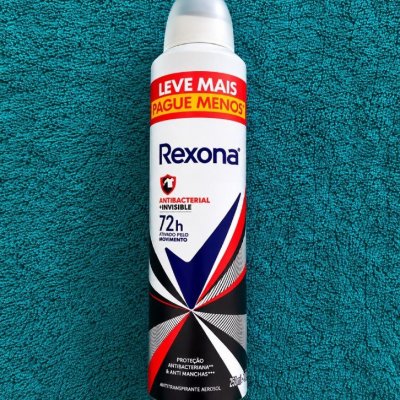 Rexona Antitranspirante Feminino Aerossol Antibacterial e Invisible 250ml