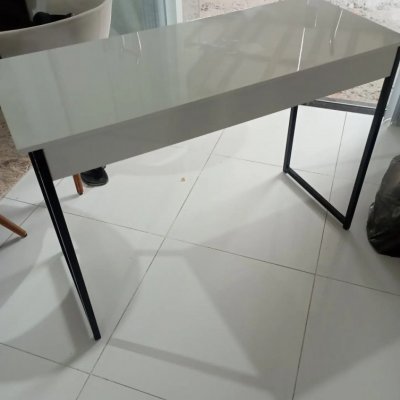 Escrivaninha Industrial 110cm Mesa Estudo