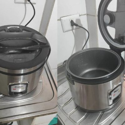 Panela De Arroz Philco 10 X Ph10p Visor Glass Inox - 127v